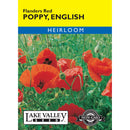 Lake Valley, Poppy English Flanders, Red