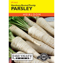 Lake Valley, Parsley, Hamburg Rooted Turnip