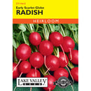 Lake Valley, Radish, Early Scarlet Globe