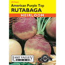 Lake Valley, Rutabaga, American Purple Top
