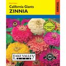 Lake Valley, Zinnia, California Giants, Mixed Colors