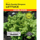 Lake Valley, Lettuce, Black Seeded Simpson