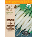Lake Valley, Radish, White Icicle Organic