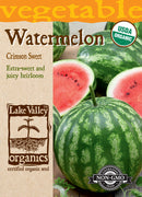 Lake Valley, Watermelon, Crimson Sweet Organic