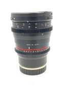 USED Rokinon 50mm T1.5 AS VMC Cinema Lens for Sony