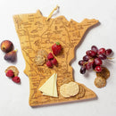 Destination Minnesota State Shaped Cutting Board