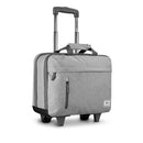 Recycled 15.6" Rolling Laptop Briefcase - Gray