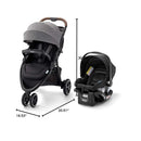 Outpace All-Terrain Travel System - Grey