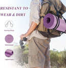 Extra Thick Exercise Mat with Carry Strap - Taro Purple