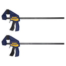 Irwin Quick-Grip 12 in. X 2-7/16 in. D Bar Clamp 100 lb 2 pc