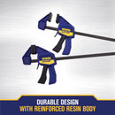 Irwin Quick-Grip 12 in. X 2-7/16 in. D Bar Clamp 100 lb 2 pc