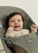 Bouncer Bliss, Woven, Classic Quilt- Dark Green