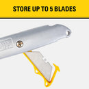 Stanley QuickChange 6-3/8 in. Retractable Utility Knife Gray 1 pk