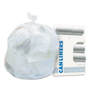 Heritage High-Density Waste Can Liners, 16 Gal, 6 Microns, 24" X 33", Natural, 1,000/Carton - HERZ4833RNR01