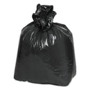 Earthsense Commercial Linear Low Density Recycled Can Liners, 10 Gal, 0.85 Mil, 24" X 23", Black, 500/Carton - WBIRNW2410