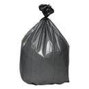 Platinum Plus Can Liners, 60 Gal, 1.55 Mil, 39" X 56", Gray, 50/Carton - WBIPLA6070