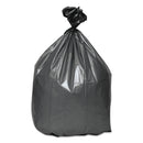 Platinum Plus Can Liners, 60 Gal, 1.55 Mil, 39" X 56", Gray, 25/Carton - WBIPLA5525