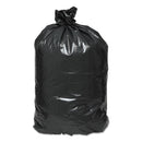 Classic Linear Low-Density Can Liners, 56 Gal, 0.9 Mil, 43" X 47", Black, 100/Carton - WBI434722G