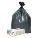 Platinum Plus Can Liners, 33 Gal, 1.35 Mil, 33" X 40", Gray, 50/Carton - WBIPLA3350
