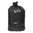 Earthsense Commercial Linear Low Density Recycled Can Liners, 60 Gal, 1.25 Mil, 38" X 58", Black, 100/Carton - WBIRNW6050