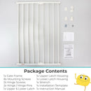 Tall Easy Swing & Lock Baby Gate - Warm White