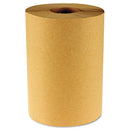 Boardwalk Hardwound Paper Towels, Nonperforated 1-Ply Natural, 800 Ft, 6 Rolls/Carton - BWK6256