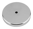 Magnet Source .18 in. L X 1.21 in. W Silver Round Base Magnet 10 lb. pull 2 pc