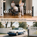 Retractable Baby Gate - Black