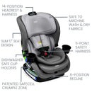 Poplar Convertible Car Seat - Glacier Graphite