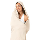 Muslin Adult Hooded Towel Large - Sand