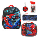 Kids' 15.5L 5pc Backpack Set with Lights - Black