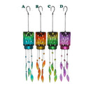 Alpine, Solar Glass Wind Chime W/ Stand, Assorted & Sold Separately