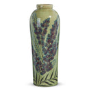 Raz, Painted Floral Green Vase
