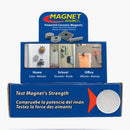 Magnet Source .197 in. L X .75 Dia. in. W Black Disc Magnets 0.7 lb. pull 500 pc