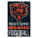 WinCraft, Chicago Bears Support Wooden Sign