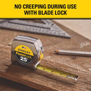 STANLEY PowerLock 25 ft. L X 1 in. W Compact Tape Measure 1 pk