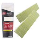 Grip-Rite L-Style 1/4 in. W X 1-1/4 in. L 18 Ga. Narrow Crown Staples 1000 pk