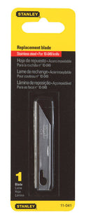 Stanley Stainless Steel Utility Replacement Blade 2-9/16 in. L 1 pc, Pack of 10