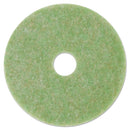3M Low-Speed Topline Autoscrubber Floor Pads 5000, 14" Diameter, Green/Amber, 5/Carton - MMM18046