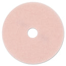3M Ultra High-Speed Eraser Floor Burnishing Pad 3600, 27" Diameter, Pink, 5/Carton - MMM25863