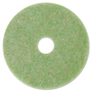 3M Low-Speed Topline Autoscrubber Floor Pads 5000, 15" Diameter, Green/Orange, 5/Ct - MMM18047