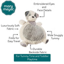 Bestever Ultra Soft Baby Mat, Decco Puppy, White/Gray - White/grey