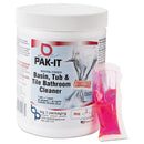 PAK-IT Basin, Tub And Tile Cleaner, Ocean, 4 Oz Packets, 20/Jar, 12 Jar/Carton - BIG5722102020CT