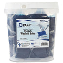 PAK-IT Vehicle Wash & Shine, Blue, 50 Pak-Its/Tub - BIG545820003200