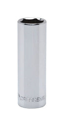 Crescent 7/16 in. X 3/8 in. drive SAE 6 Point Deep Socket 1 pc