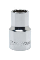 Crescent 20 mm X 1/2 in. drive Metric 12 Point Standard Socket 1 pc