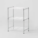 3 Tier Wire Shelving Chrome - Brightroom™: Adjustable Metal Storage Shelves, Utility Shelving Unit, 160 lb Capacity