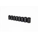 Crescent 1/2 in. X 1/2 in. drive Metric 6 Point Impact Socket Set 8 pc