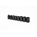 Crescent 1/2 in. X 1/2 in. drive SAE 6 Point Impact Socket Set 8 pc
