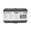 Crescent 3/8 in. drive SAE 6 and 12 Point Socket Wrench Set 30 pc